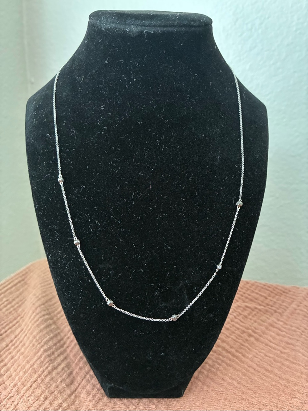 Freida Rothman 925 Sterling Silver chain necklace 18”-20”